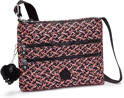 Vista 58 de Kipling Alvar - Bolso cruzado con estampado mediano índigo (Indigo/Bloom)