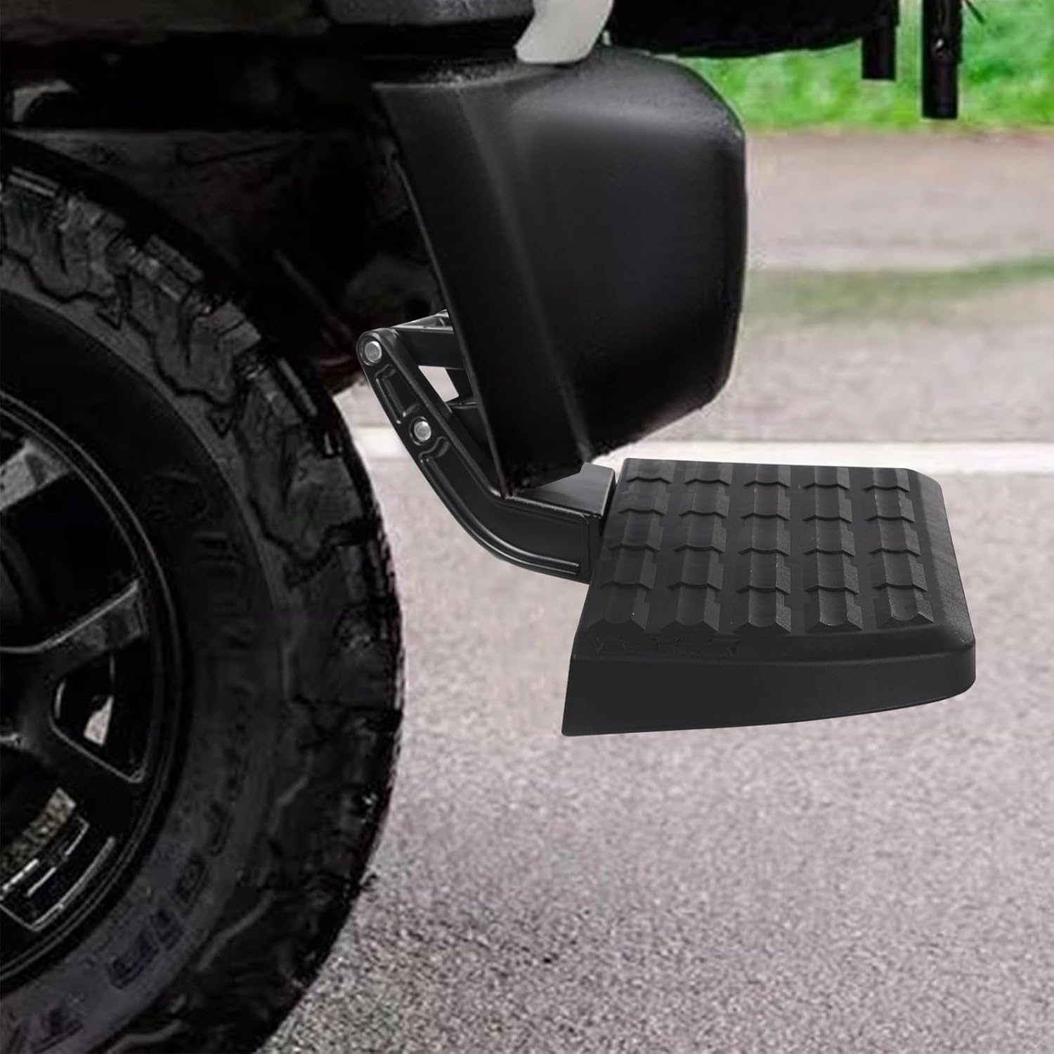 Rear Bed Step Tailgate Bedstep, Replacement for 2006 2007 2008 2009 2010 2011 2012 2013 2014Ford F150, Folding Truck Step Retractable Bumper Tailgate 75302-01A