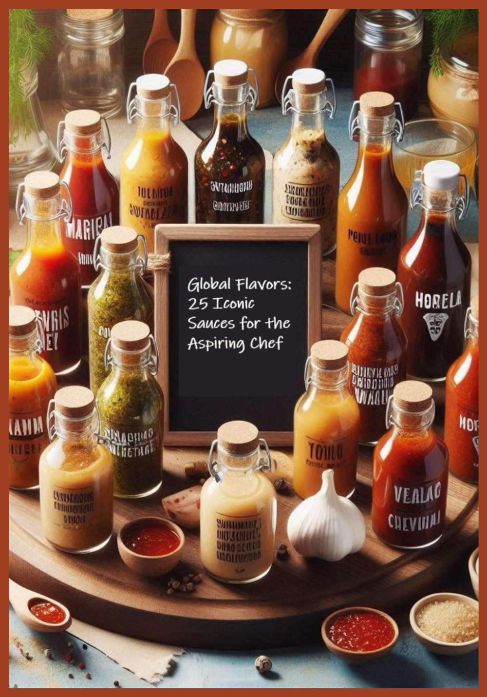 Essential Sauces of the World: 25 Recipes Every Chef Should Know, a cook book for new budding chefs: Mastering Sauces: The Chef’s Guide to 25 Classic Recipes