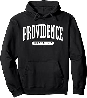 Providence Hoodie Sweatshirt College University Style RI USA Pullover Hoodie