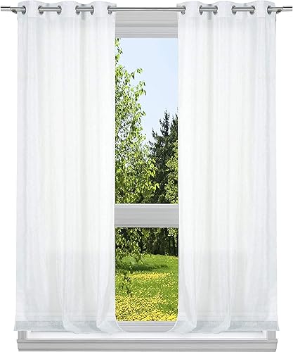 Kensie 2 unidades de paneles de cortina con aislamiento térmico metálico brillante