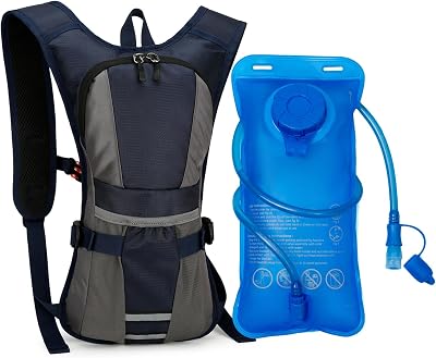 Hydration Backpack Hydration Pack Hiking Backpack with Water Bladder for Kids Man Women Hiking Bag for Cycling Biking Climbing Running