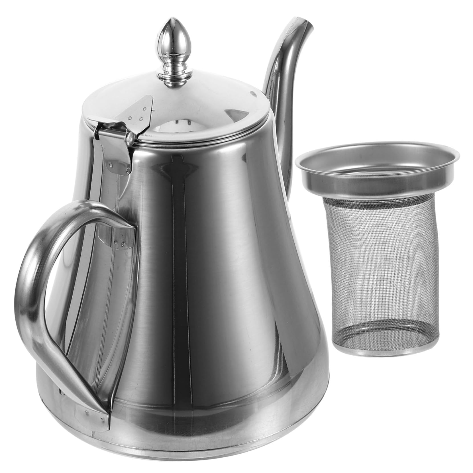 Petite théière bouilloire à eau LeGDOr en acier inoxydable pour cuisinière