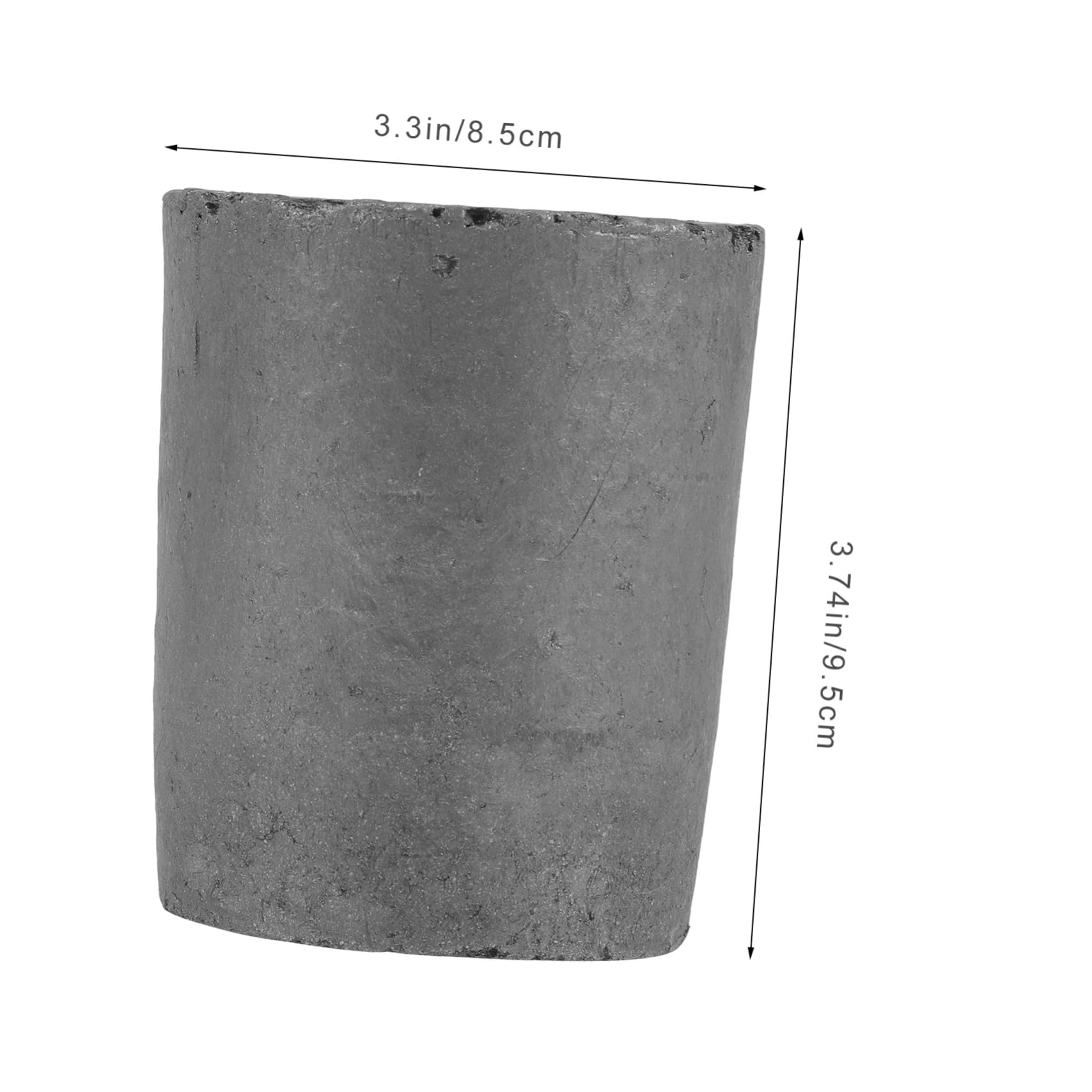LIFKOME Graphite Crucible for Metal Melting Small Laboratory Furnace High Temperature Crucible Lightweight Compact Design for Home Use for Melting