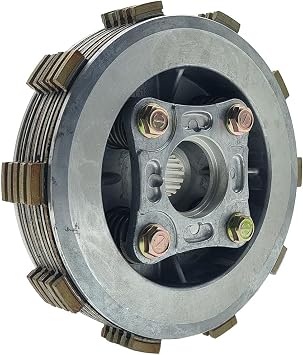 Compatible with Bajaj 180 BAJAJ180 180cc 4 Column 5 Friction Plate Clutch Assembly Assy.