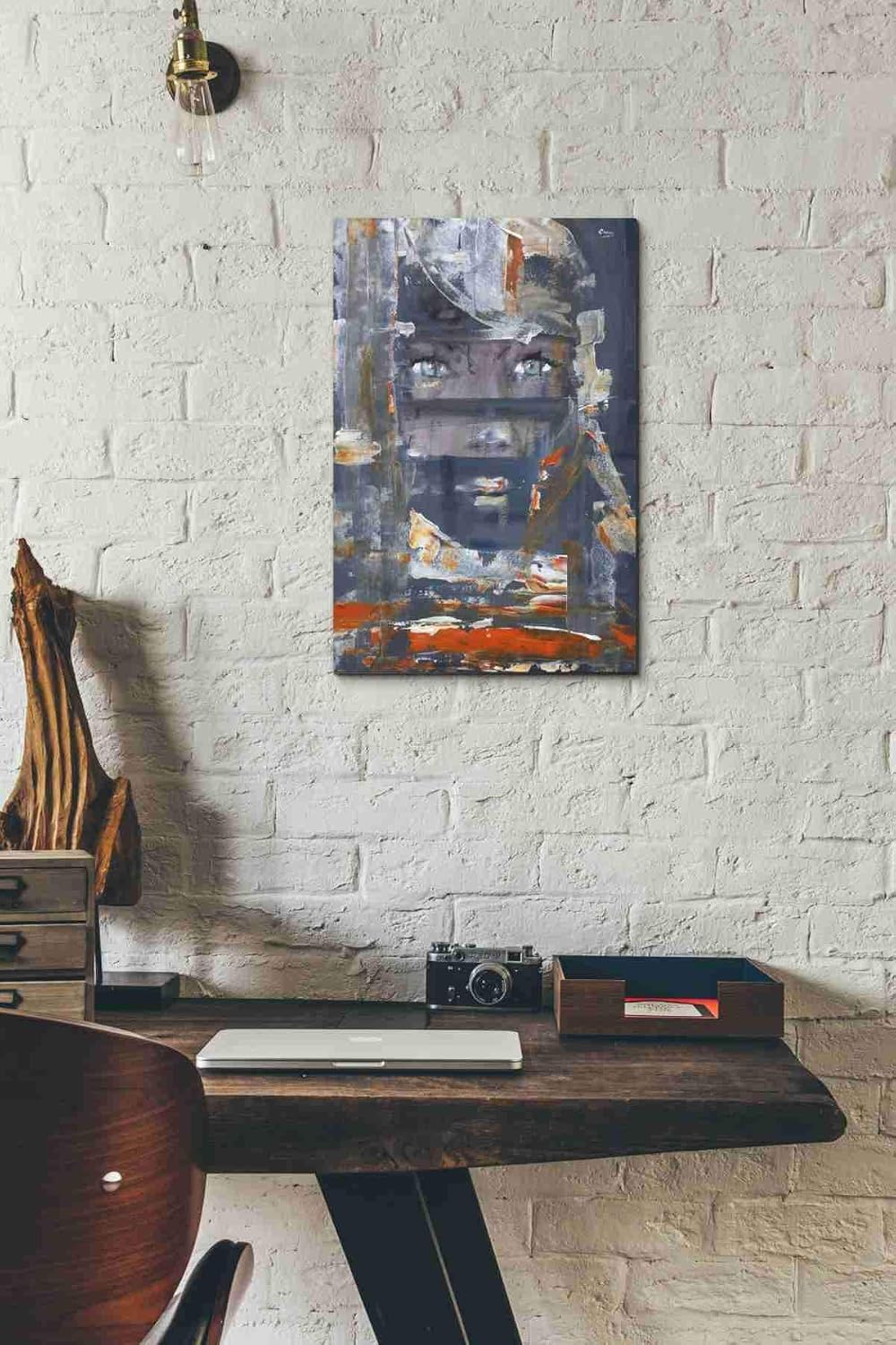 Epic Graffiti 'Stranger' by Oscar Alvarez Pardo, Canvas Wall Art, 12"x18"