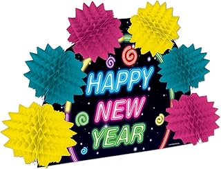 Happy New Year Pop-Over Centerpiece Party Accessory (1 count) (1/Pkg)