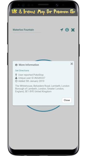 UK & Ireland Map for Pokemon Go