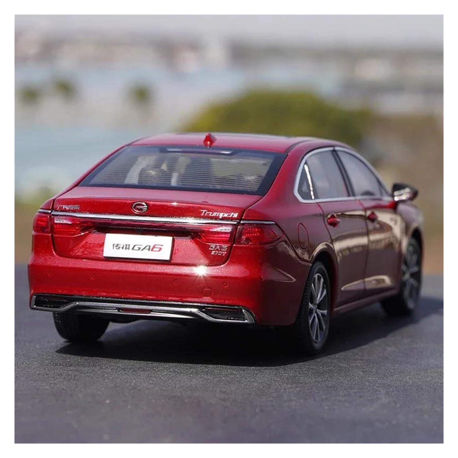 Metallo Scala Replica 1 24 Per GAC Trumpchi Nuova Generazione GA6 2019 Modello Auto in Lega Serie Arredamento per Casa Hobby Veicoli Giochi Set