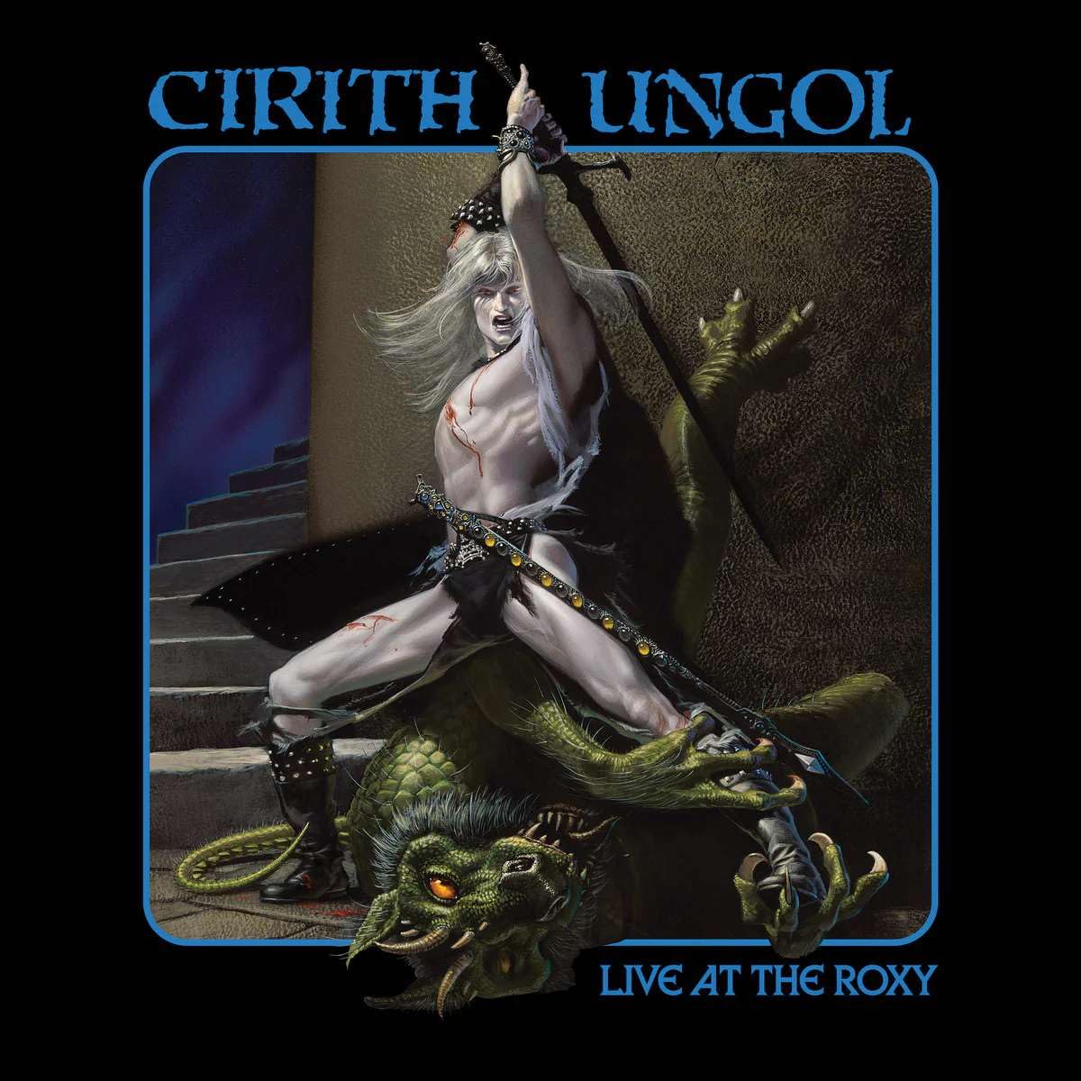 Cirith Ungol 'Live At The Roxy' 2LP Light Blue Marbled Vinyl NEW SEALED