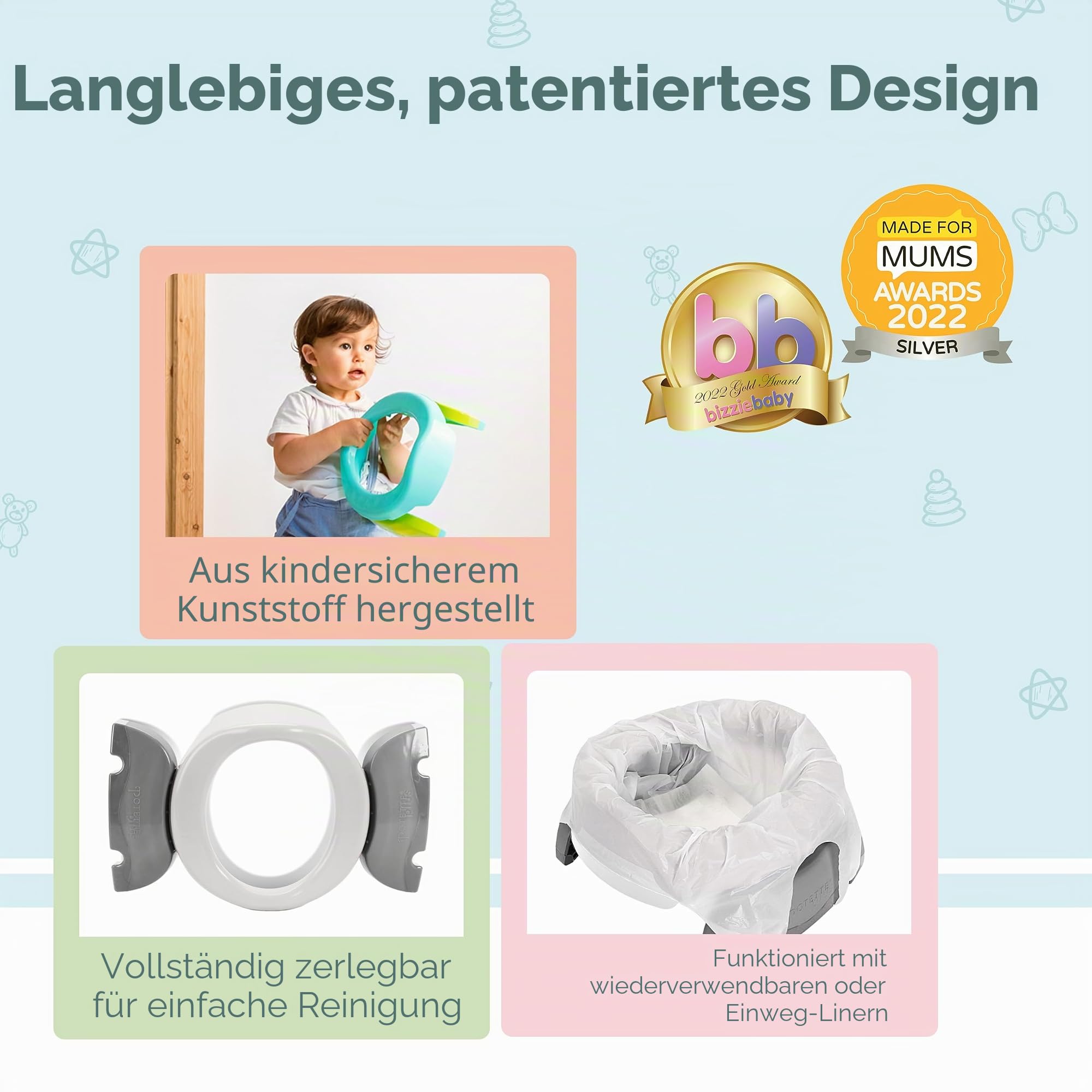 Potette Plus Travel Potty, violett