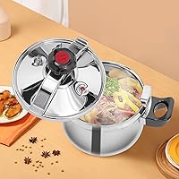 Vista 9 de Olla a presión de acero inoxidable olla a presión de gran capacidad de 60 Kpa a prueba de explosiones con válvula limitadora de presión para cocina