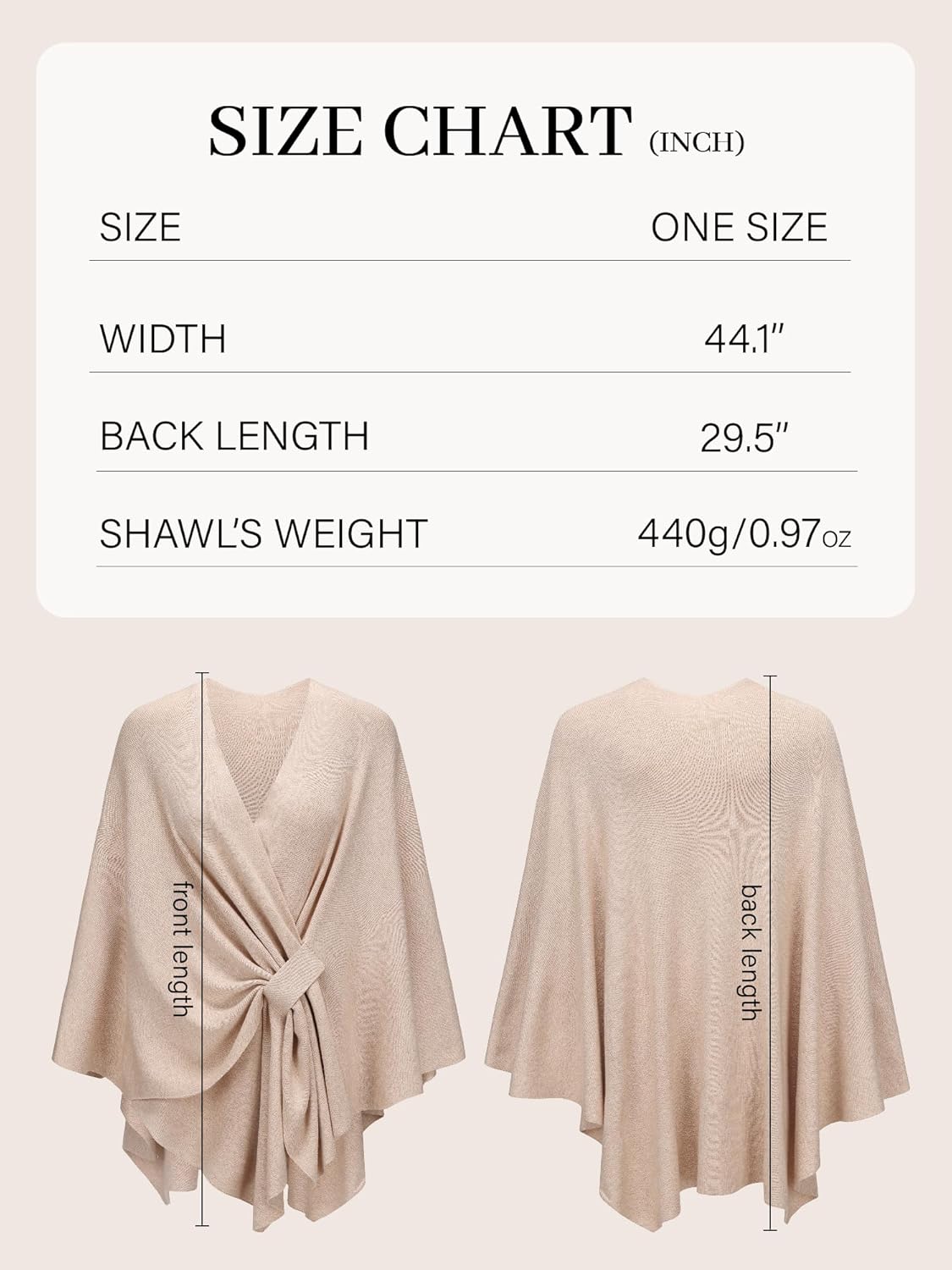 Spicy Sandia Shawl Wraps for Women Knit Poncho Travel Scarf Elegant Ruana Cape Sweater for Fall Winter - Image 5