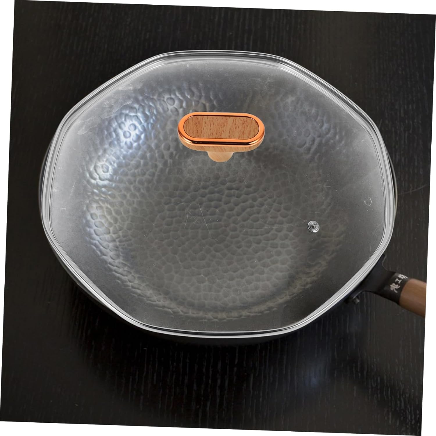 IMIKEYA Cookware Pot Lid Tempered Glass Cover for Replacement Lid Stir Fry Pans Heatproof