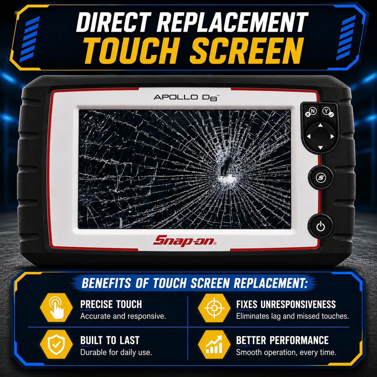 Amazon.com: SCREENTRONICS Touch Screen Glass Digitizer Compatible