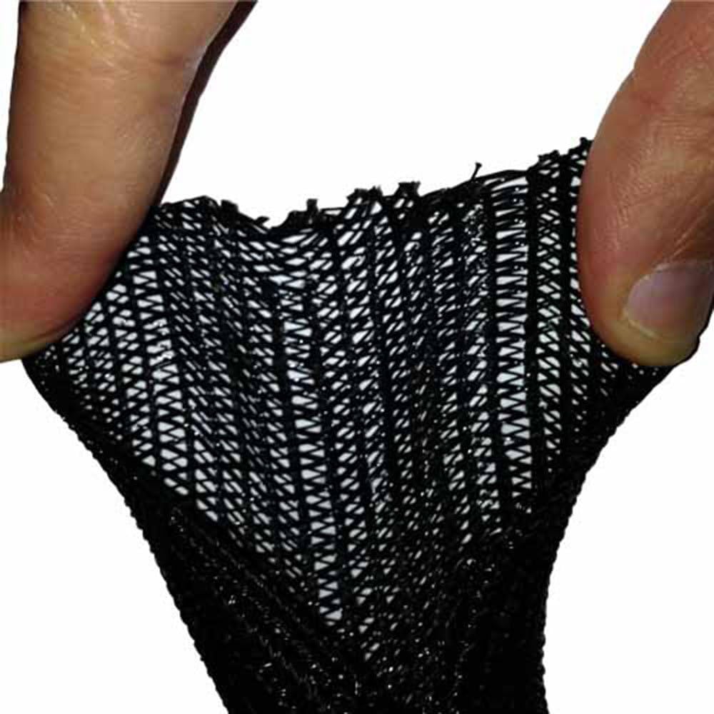 Crеаtіvе Prоduсt Electriduct 2 Hook Self Closing Braided Wrap Sleeving - 100 Feet - Black