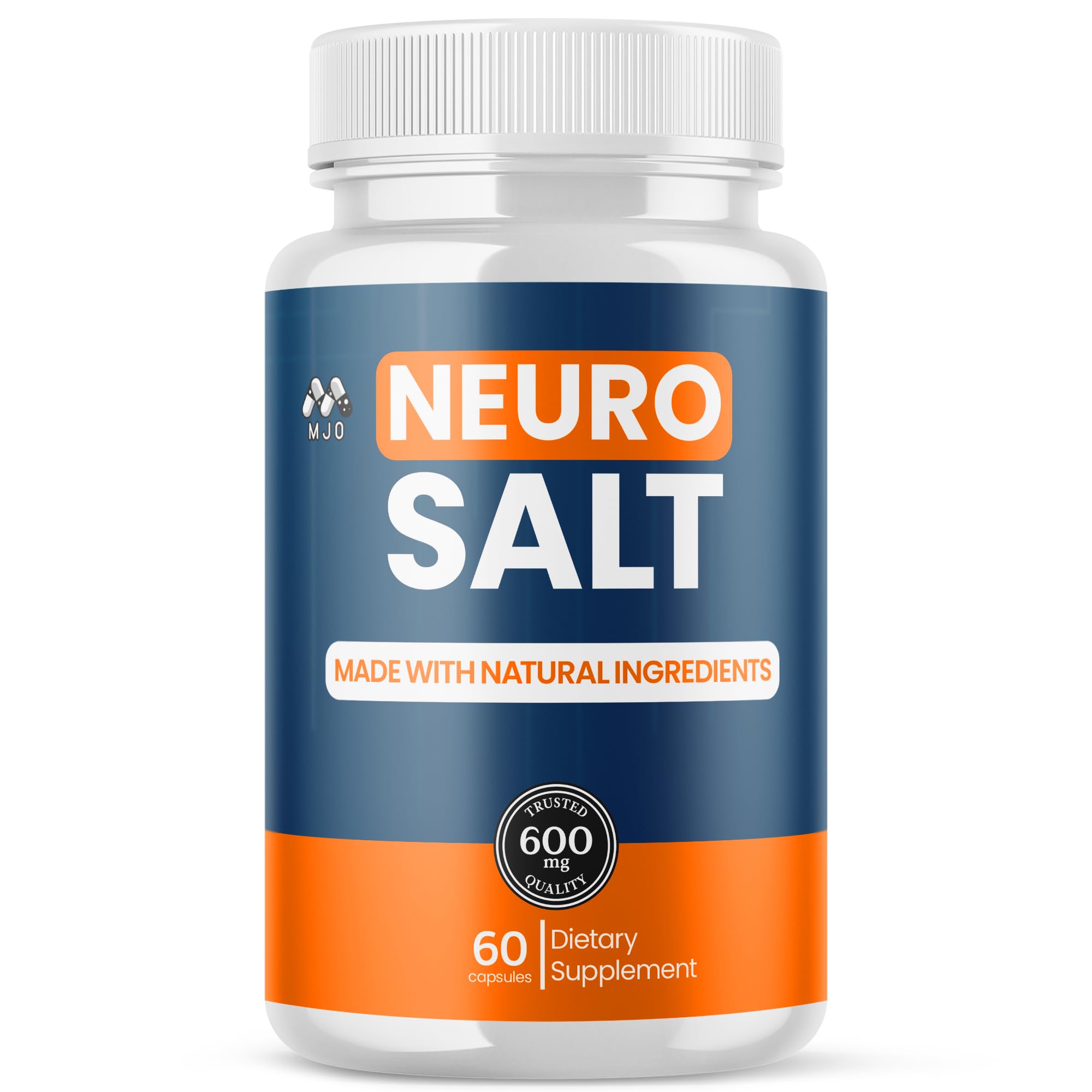 Neuro Salt Capsules, NeuroSalt Pills with All Natural Ingredients, Advanced Neuro Salt Capsules Overall Health and Wellness Vitamin Supplement Formula with Maximum Strength Multivitamin (60 Capsules)