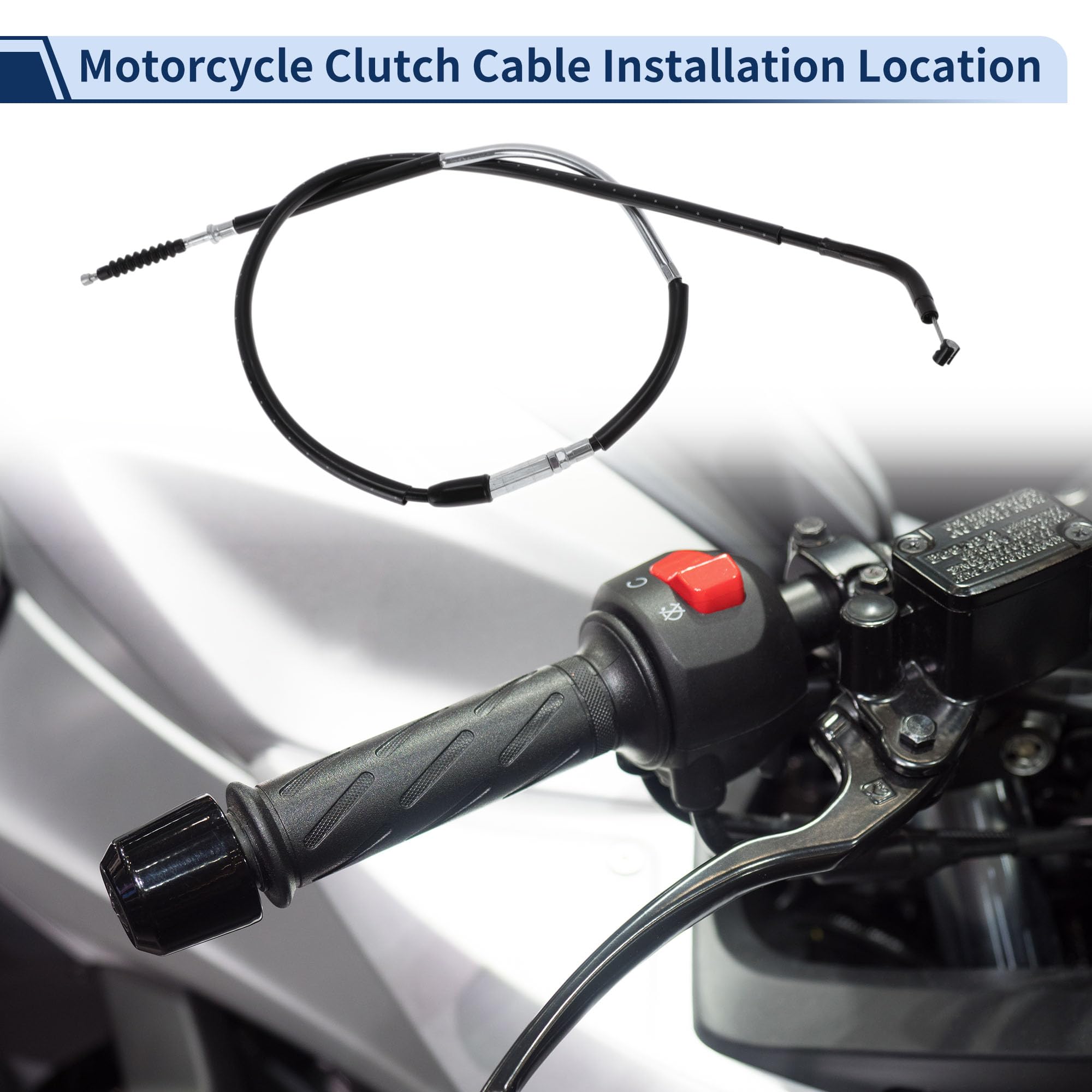 Câble D'Embrayage Moto, Câble D'Embrayage Moto N° 5Vx2633500 Pour Yamaha 600 Fz6 600 S Fazer 2004-2008, 1 Pièce