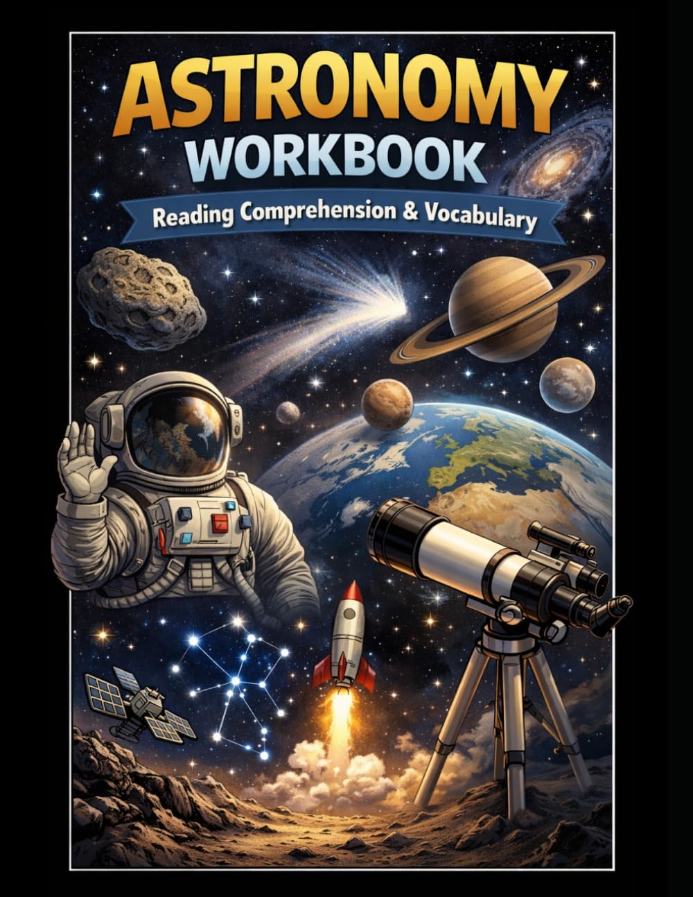Astronomy Workbook: Reading Comprehension & Vocabulary (Reading Comprehension & Vocabulary Workbook)
