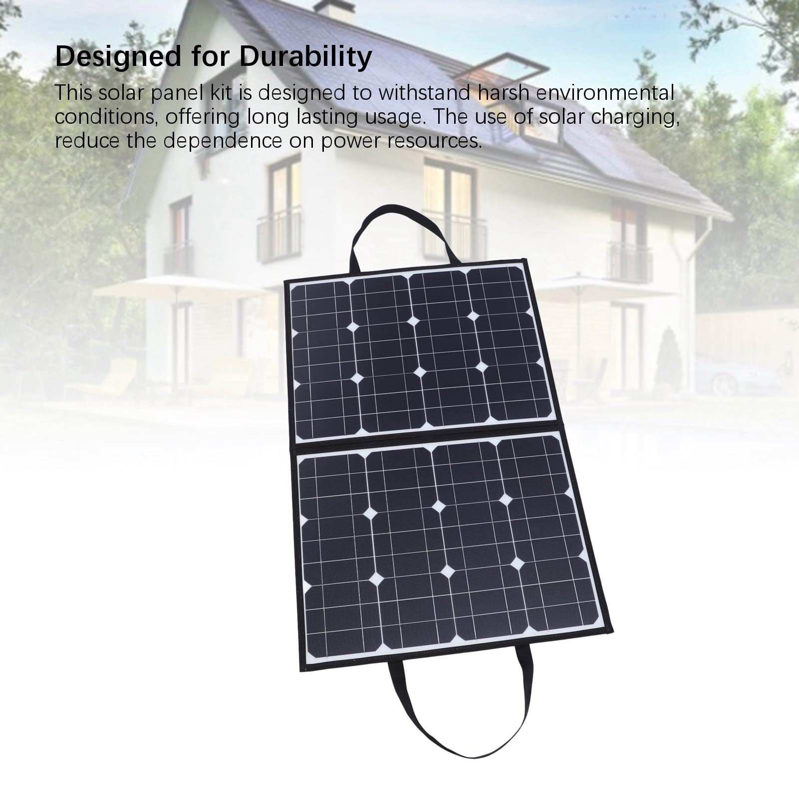 Cargador portátil de panel solar plegable de 200 W para actividades al aire libre
