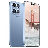 15 Pro MAX Unlocked Phone,Smartphone Battery 6800mAh 6.8" HD Screen The Phone,Android 14.0 16+512GB with 128GB Memory Card Cell Phone, 5G/Face ID/Fingerprint Lock/GPS (Blue)