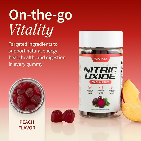 Snap Supplements Nitric Oxide Beet Root Gummies + Testo Booster Bundle