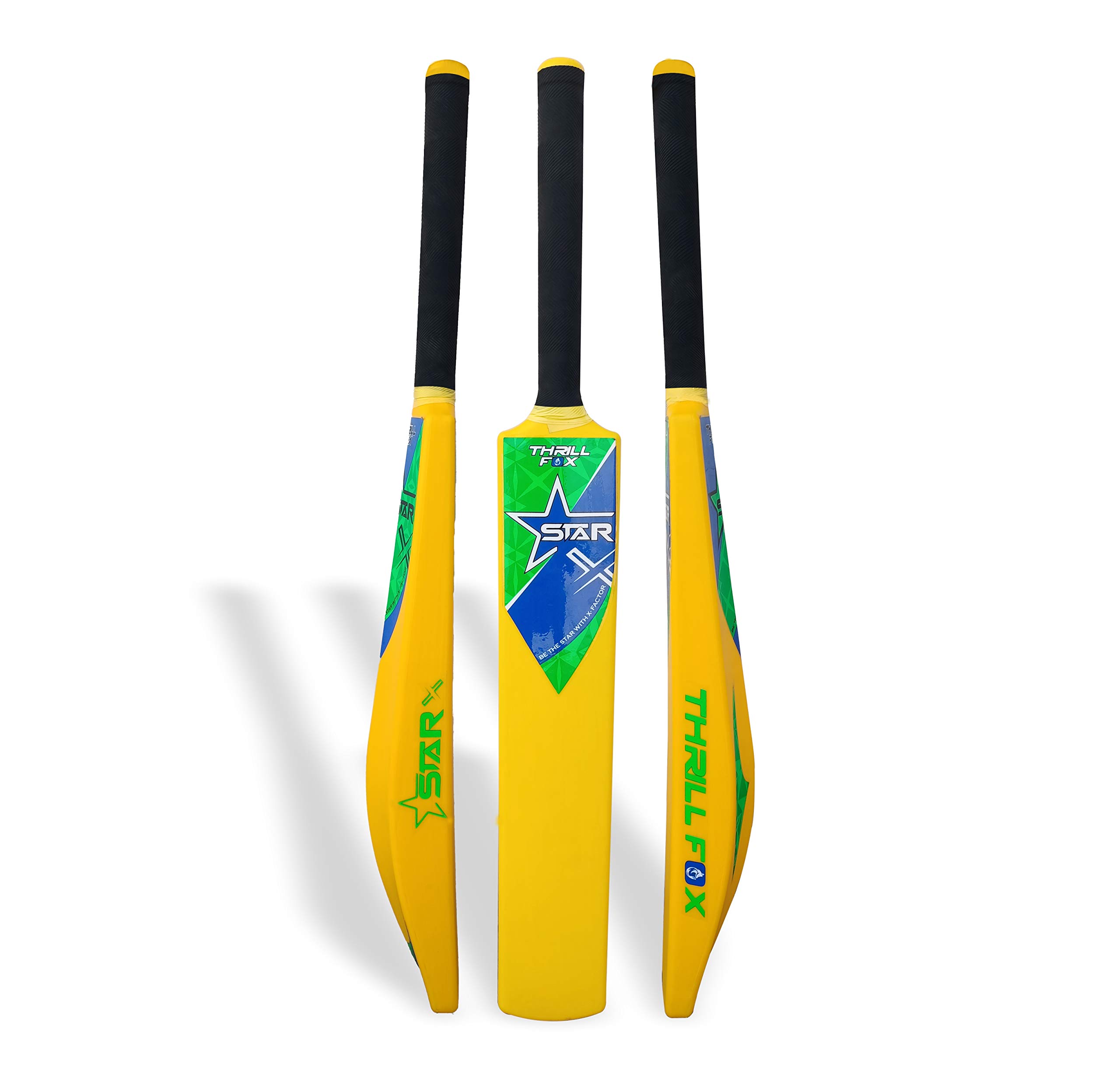 StarX Thrill Fox Heavy Duty First Grade HD Plastic Cricket Bat 8 Number,Yellow (B091Q2FZ32) Amazon Price History, Amazon Price Tracker