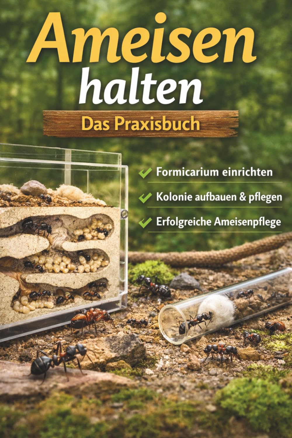 Ameisen halten – Das Praxisbuch: Formicarium richtig einrichten, Kolonien aufbauen und erfolgreich pflegen (Die Welt der Ameisen)