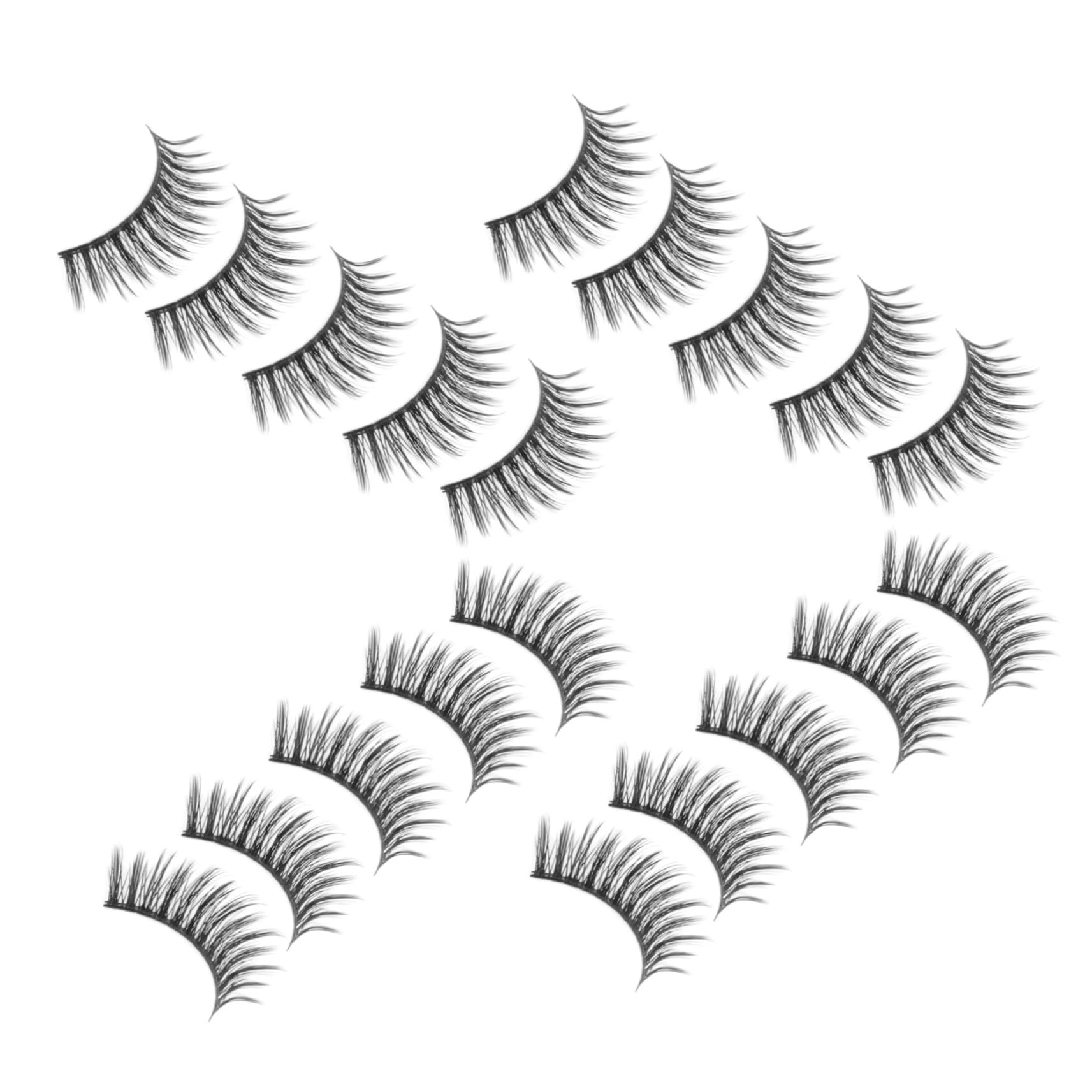 DOITOOL 50pares Pestañas Postizas De Extensiones De Fáciles De Usar Para Maquillaje y