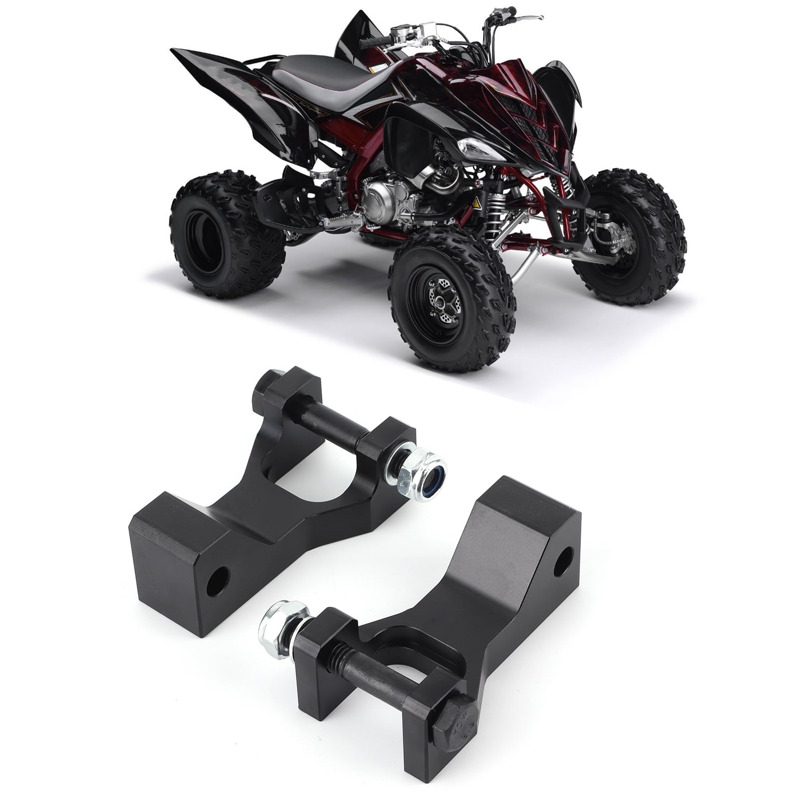 Kit de descenso delantero de motocicleta para 350 660R ATV Kit de soporte de bloque de descenso delantero (BX101822-2)