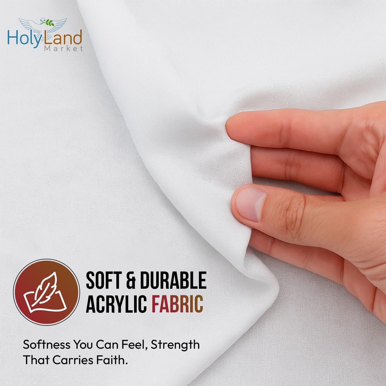 Messianic Shawl/Tallit - The Messiah Tallit in Pink/Gold by Holy Land Market