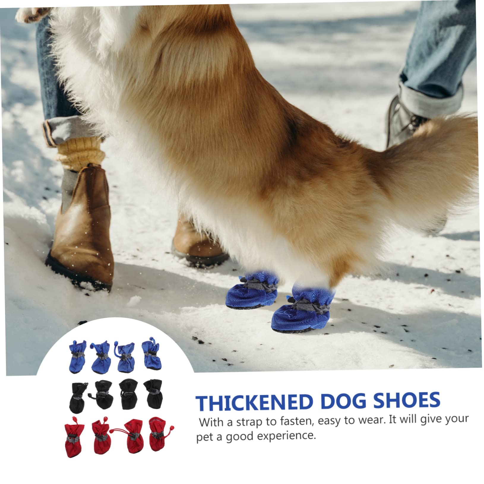 ABOOFAN 9 Set di Stivali da Pioggia per Cani Resistenti Allacqua per Esterni Facili da Indossare