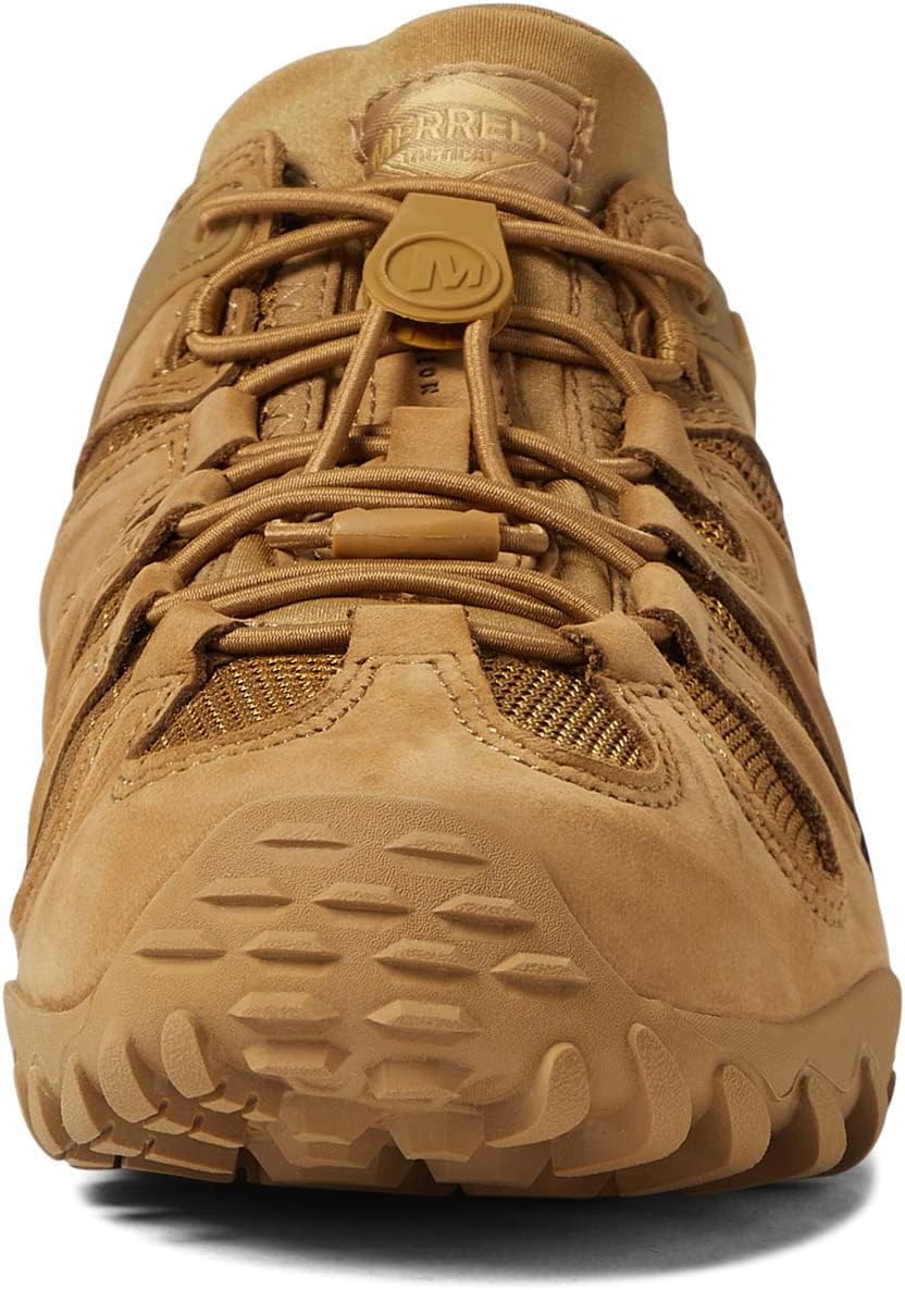 Merrell Men's Chameleon 8 Stretch Tactical Work Shoes, Waterproof Nubuck & Mesh Upper Ultra-Lightweight Hiking Combat Boots - Image 8