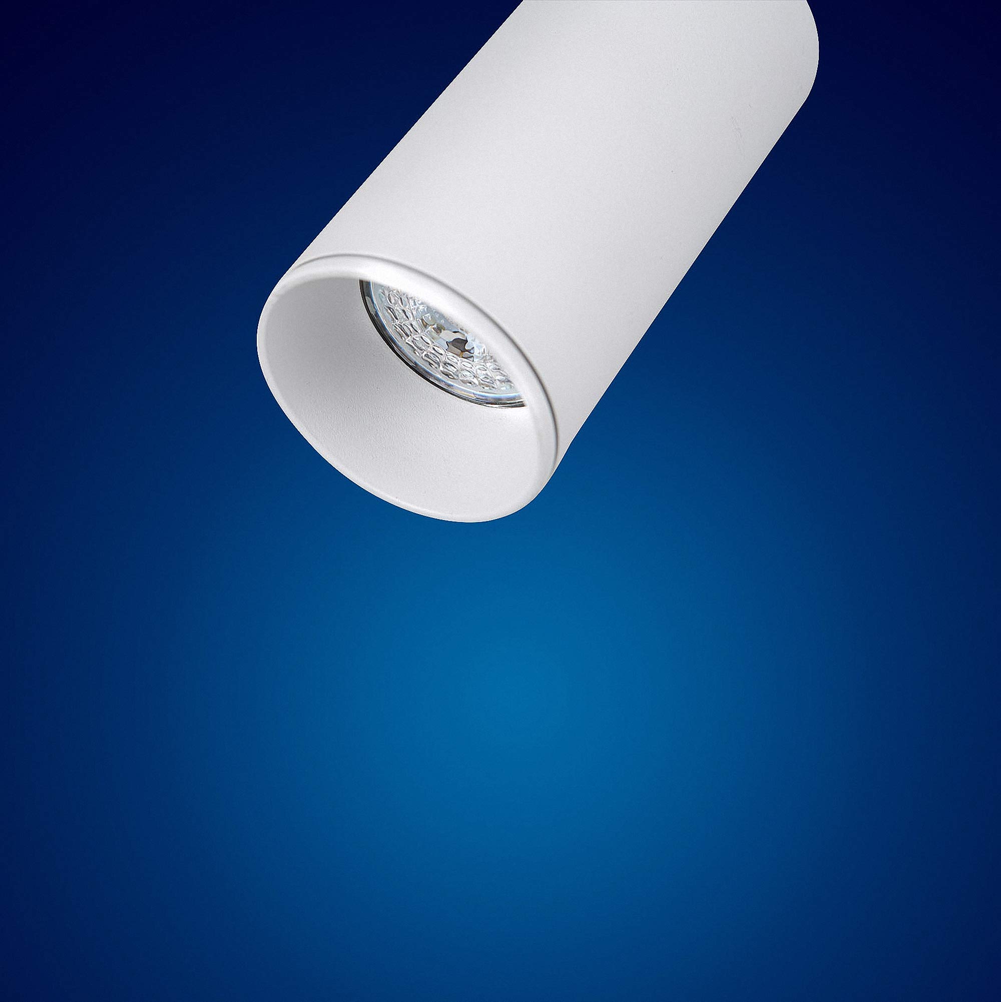 Mextronic Foco LED de 3 fases para sistema de raíles/raíles (GU10) giratorio y orientable para bombillas GU10