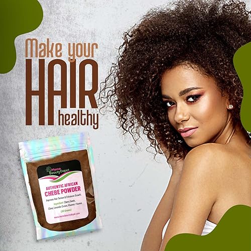 Miniatura 6 de -Polvo Chebe para el crecimiento del cabello-Contiene todos los ingredientes naturales-Polvo Chebe para un cabello fuerte y saludable- Polvo para