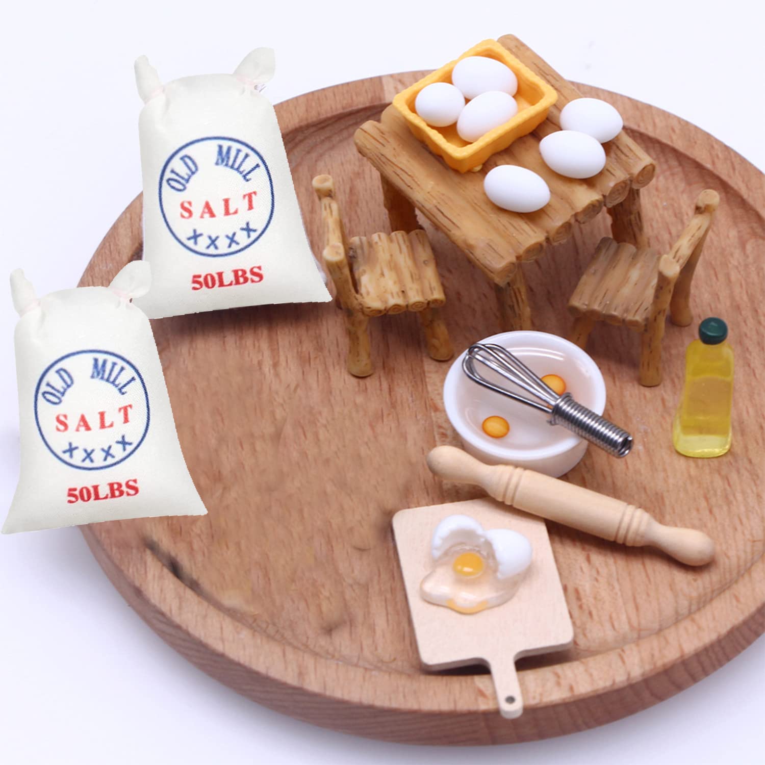 Miniature X Casa Bambole De Agostini Tavolo Pieghevole Diam. Cm 8 X H - Foto 9