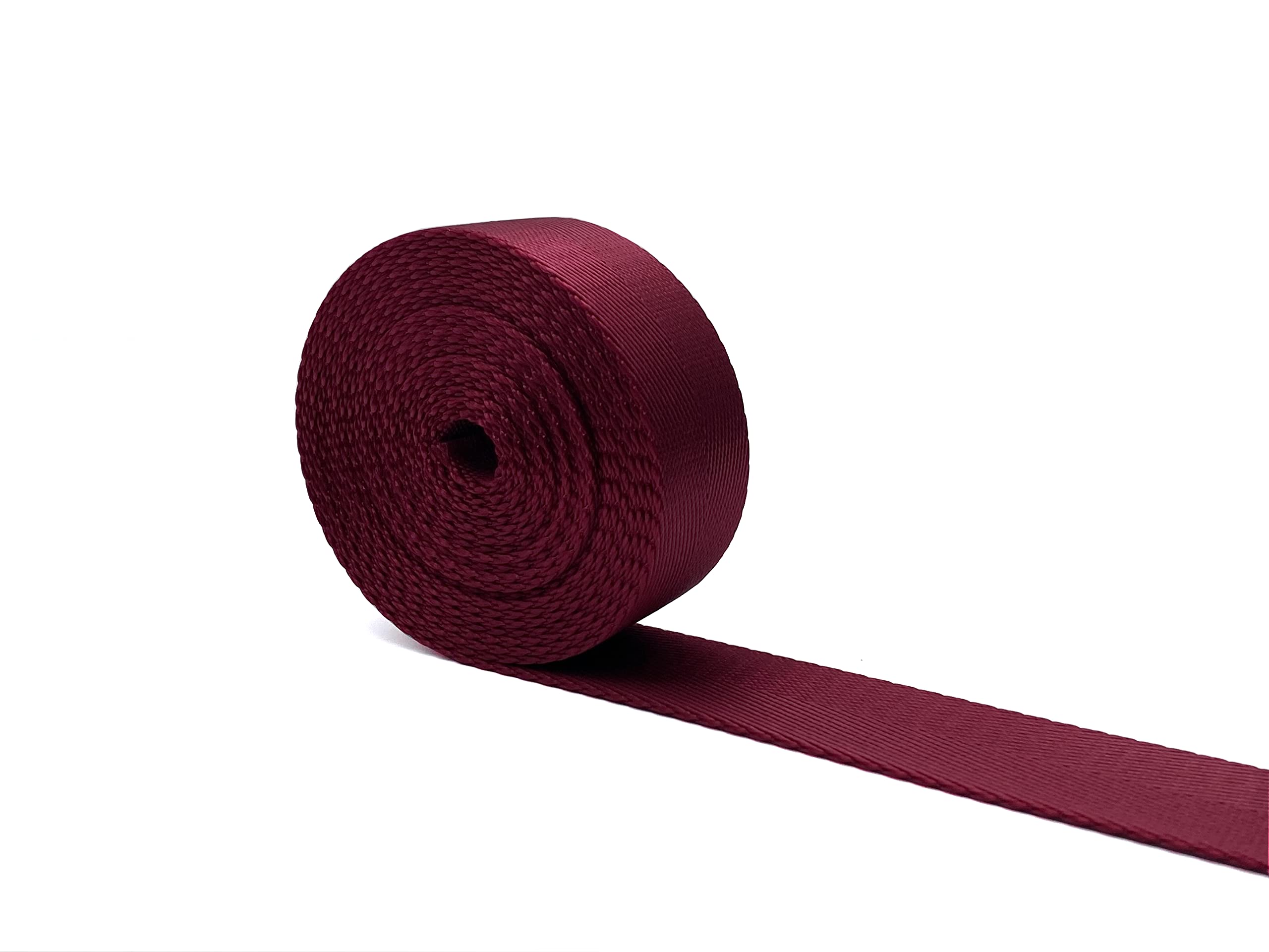Nylon Webbing Ribbon 1 1/4 inch (32mm) Heavy Weight red Strap Replacement 5 Yards ZD47