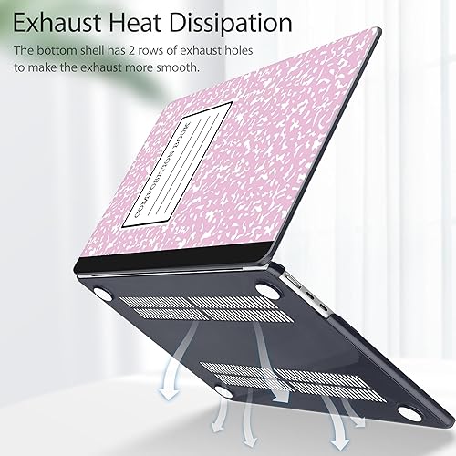 Miniatura 4 de Tuiklol Funda compatible con MacBook Air de 15 pulgadas con chip M2 2023, modelo A2941, funda rígida con cubierta para teclado, protector de