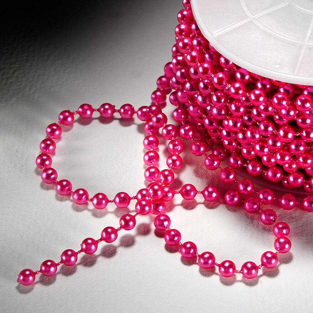 EliteKoopers 5mm Pearl Beads On String For Sewing, Cake Trim, Wedding Bridal Craft Trimming etc.