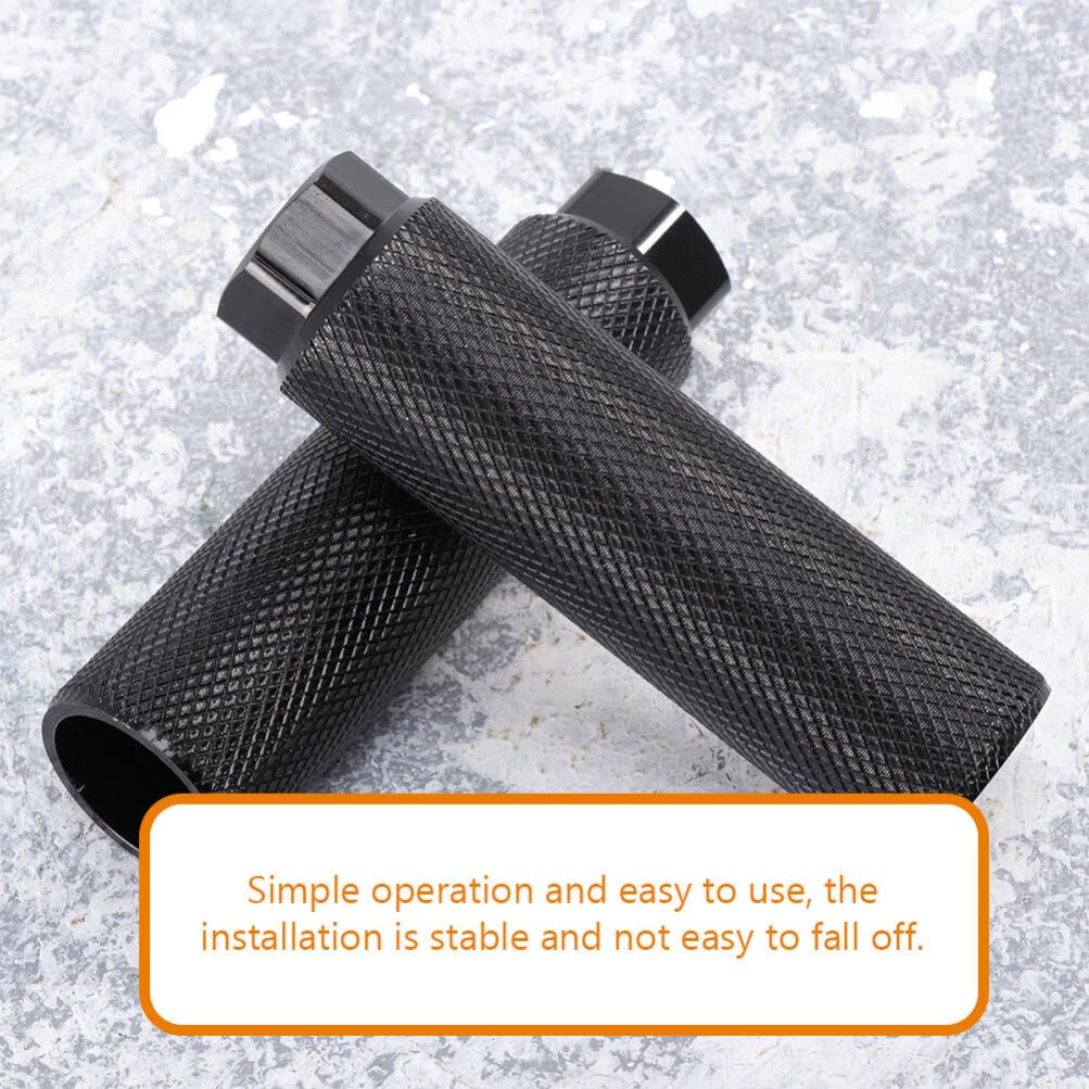 INOOMP 4pcs Bike Rear Pedals Aluminum Alloy Detachable Cycling Pegs Anti-Skid Bicycles Foot Stands for Road Mountain