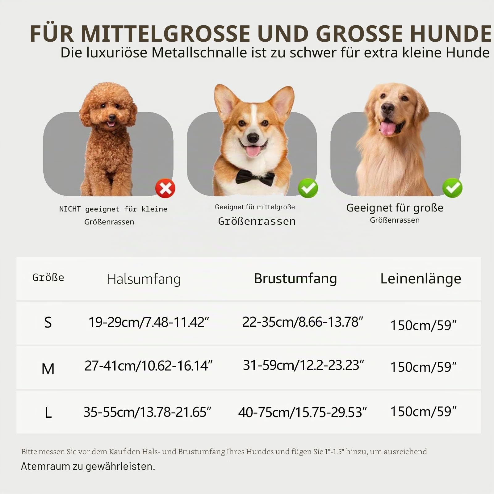 Besticktes Hundegeschirr und Leine Set für mittelgroße Hunde Verstellbare Baumwollspitze Handgemacht 1,2-1,5 m Leine mit Schleifenblume Geschenk für weibliche Hunde M