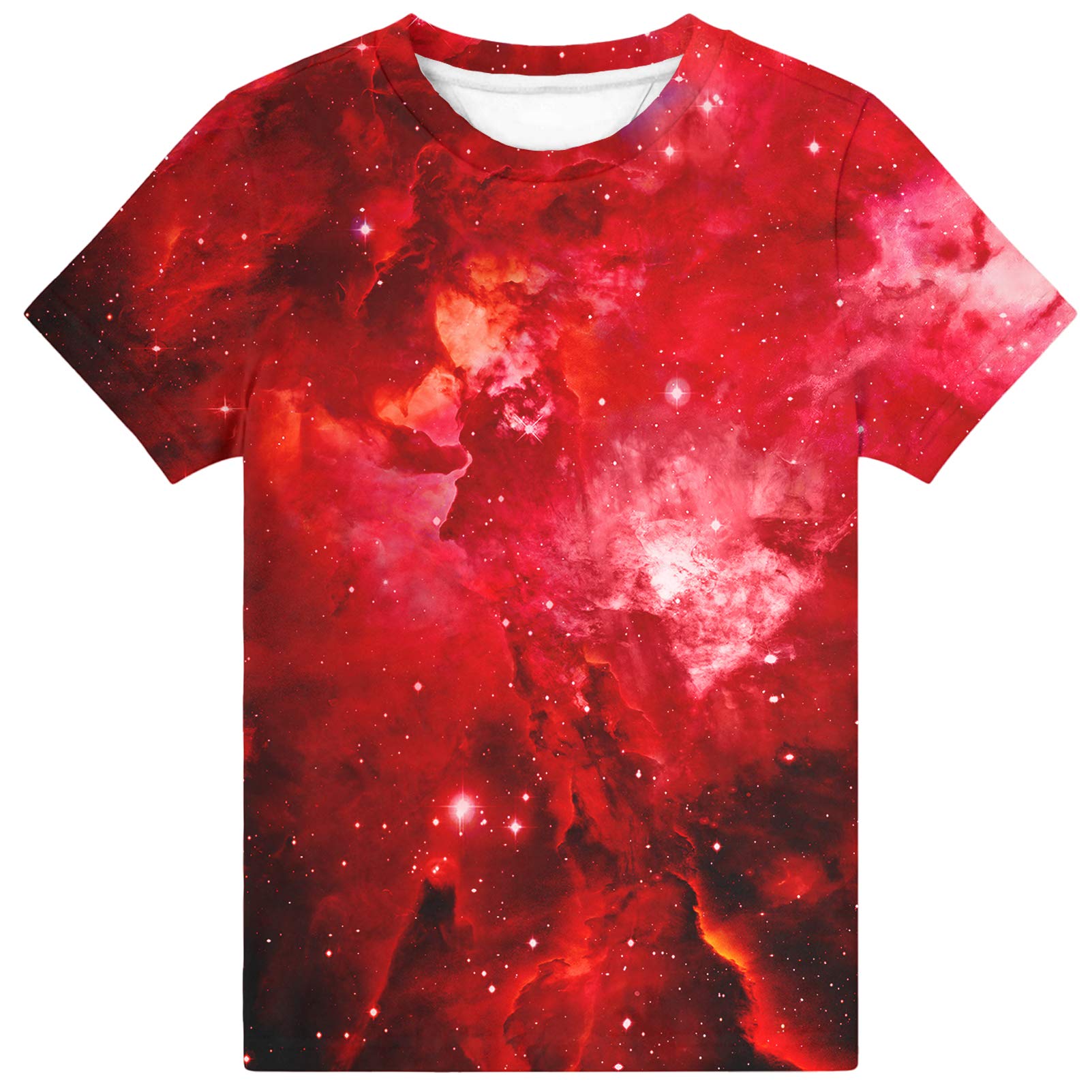 Hgvoetty Boys Girls Graphic T-Shirts Kid 3D Casual Tops Tees for 6-16 Years