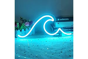 Ajoyferris Wave Neon Sign for Wall Decor
