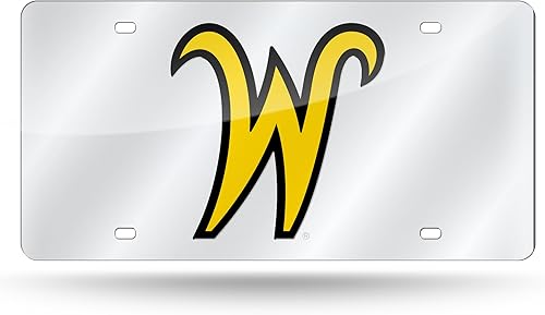 Miniatura 419 de Rico Industries Placa de matrícula de metal con incrustaciones láser de Florida Gators de la NCAA plateado,Alternativo,Negro -,Negro/Plata,Azul,azul