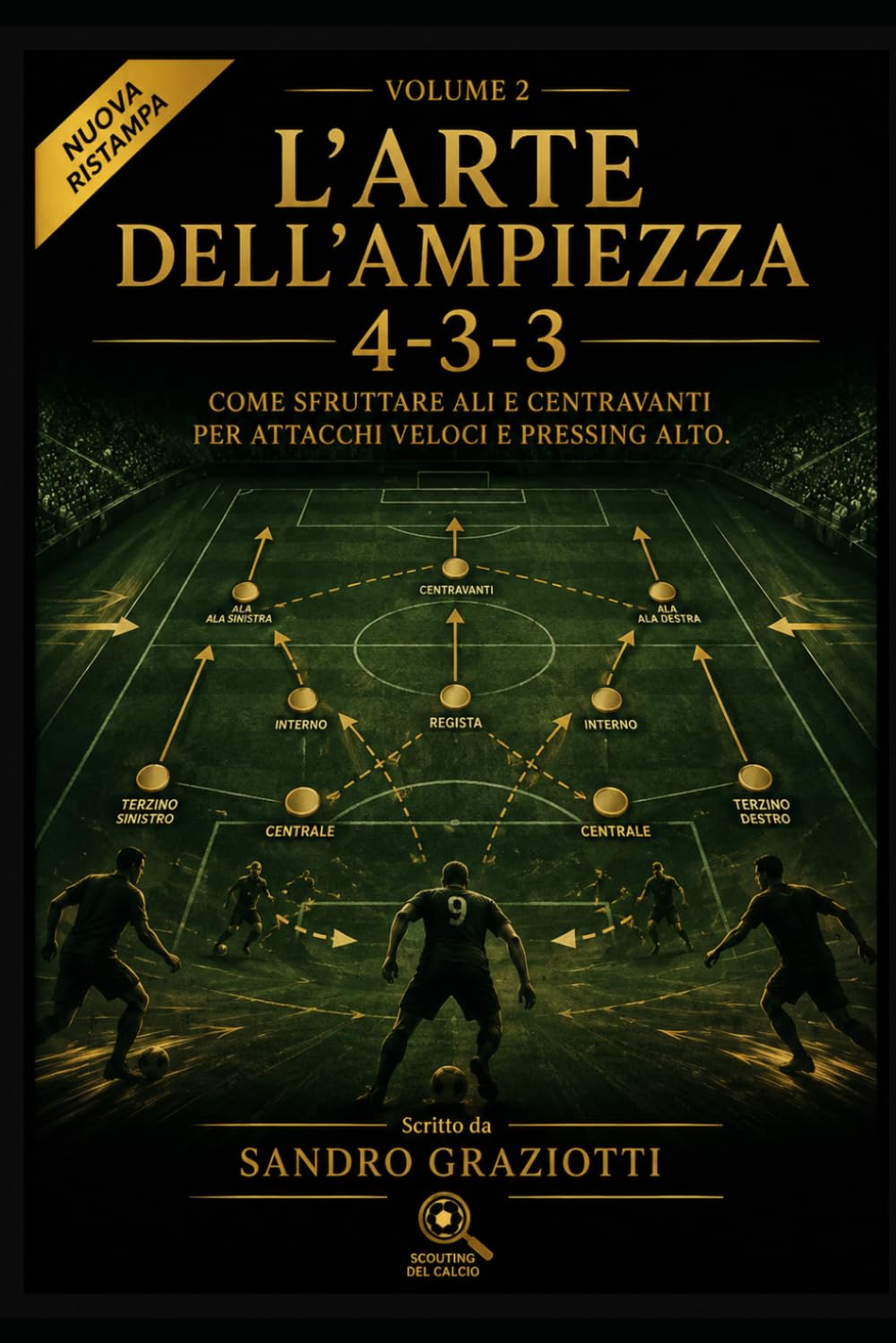 L’Arte dell’Ampiezza – 4-3-3: Come sfruttare ali e centravanti per attacchi veloci e pressing alto. (I MAESTRI DEL CALCIO TATTICHE E STRATEGIE VINCENTI)