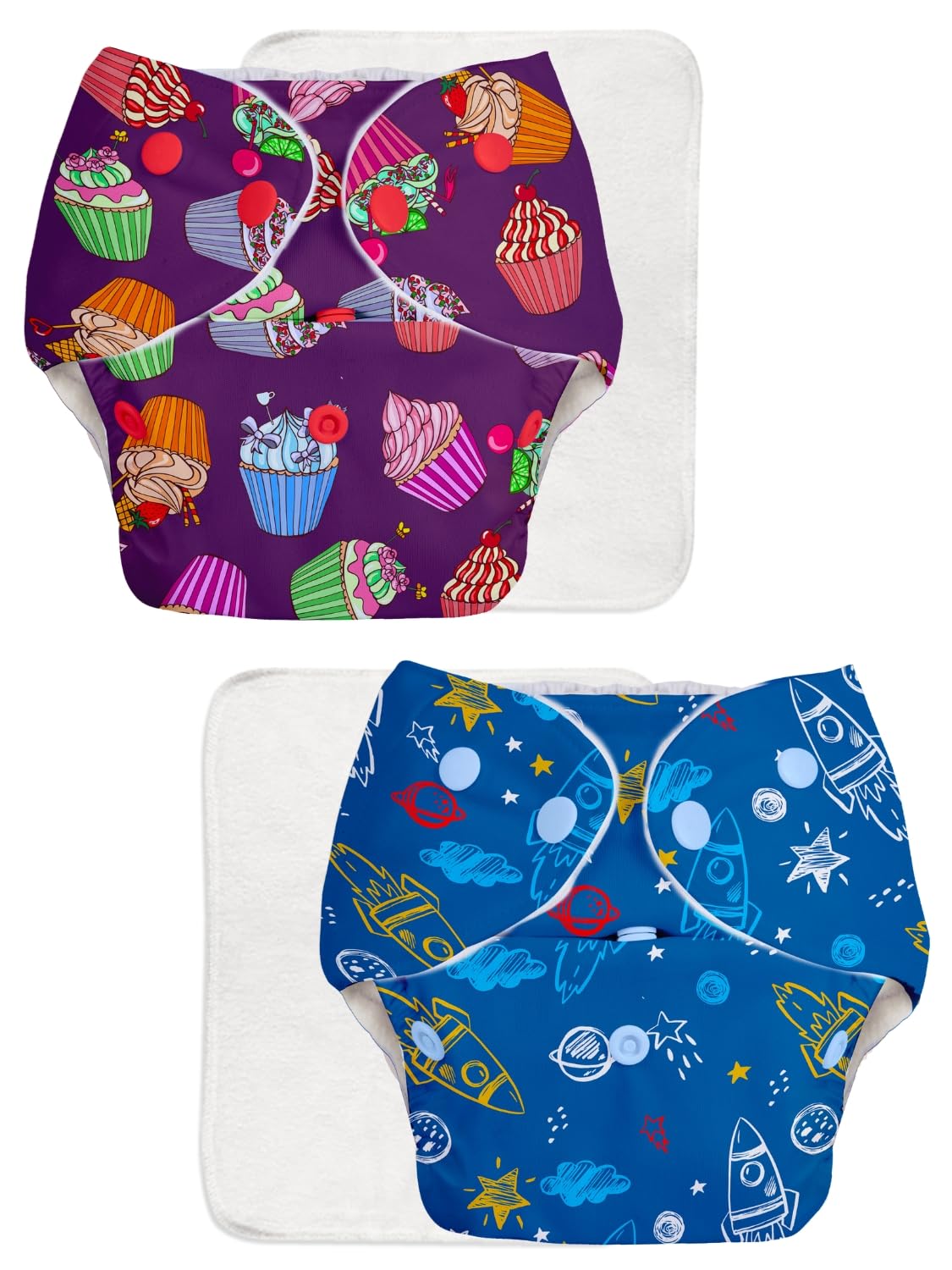 superbottoms BASIC for Baby Reusable Cloth Diapers for Babies l Adjustable & Washable l Rash Free Diapers l Comes with a Quick Dry Pad l 3M - 3Y l Rash Free Diaper | Pack of 2-picture-16
