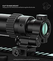 Vista 3 de Feyachi M36 1.5X - Lupa óptica de punto rojo 5X con montaje abatible a lateral