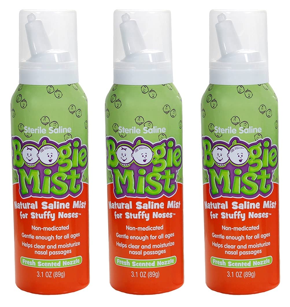 Baby Saline Nasal Spray by Boogie Mist, Allergy Relief, Nasal
