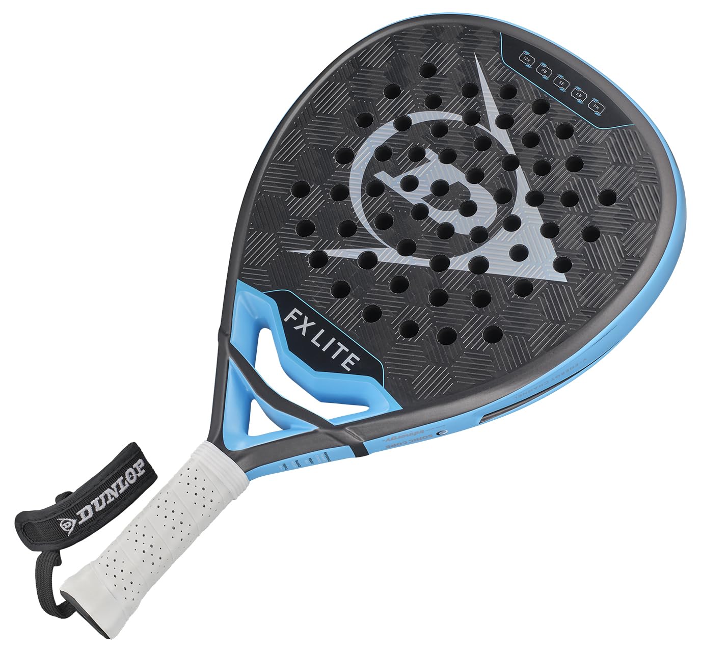 Dunlop Racchetta Padelbad 26 FX Light (FX Lite) per principianti e avanzati, modello DSPR00144