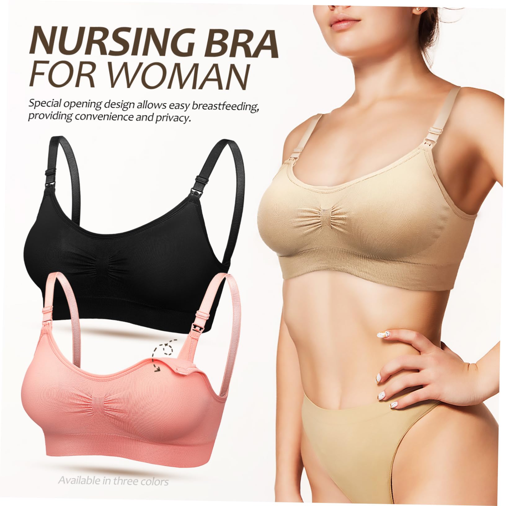 Still-bustier 3 Stück-pack Größe L Nylon Spandex mit Verlängerungen